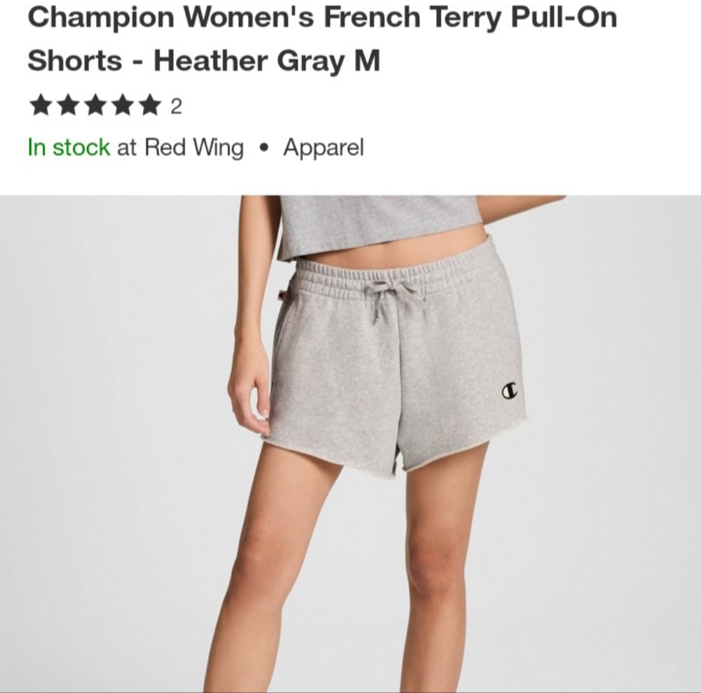 Champion Women's Athletic Heather Gray Shorts